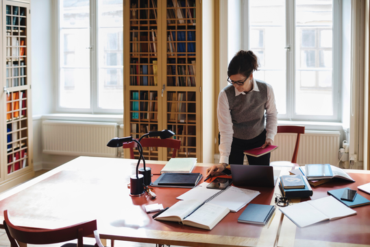 professional lady in office