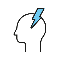 Image of head stroke icon