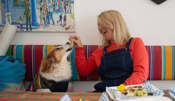 Jo and dog